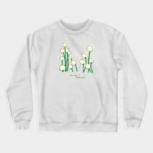 Fluffy Field of Arctic Cotton Crewneck Sweatshirt